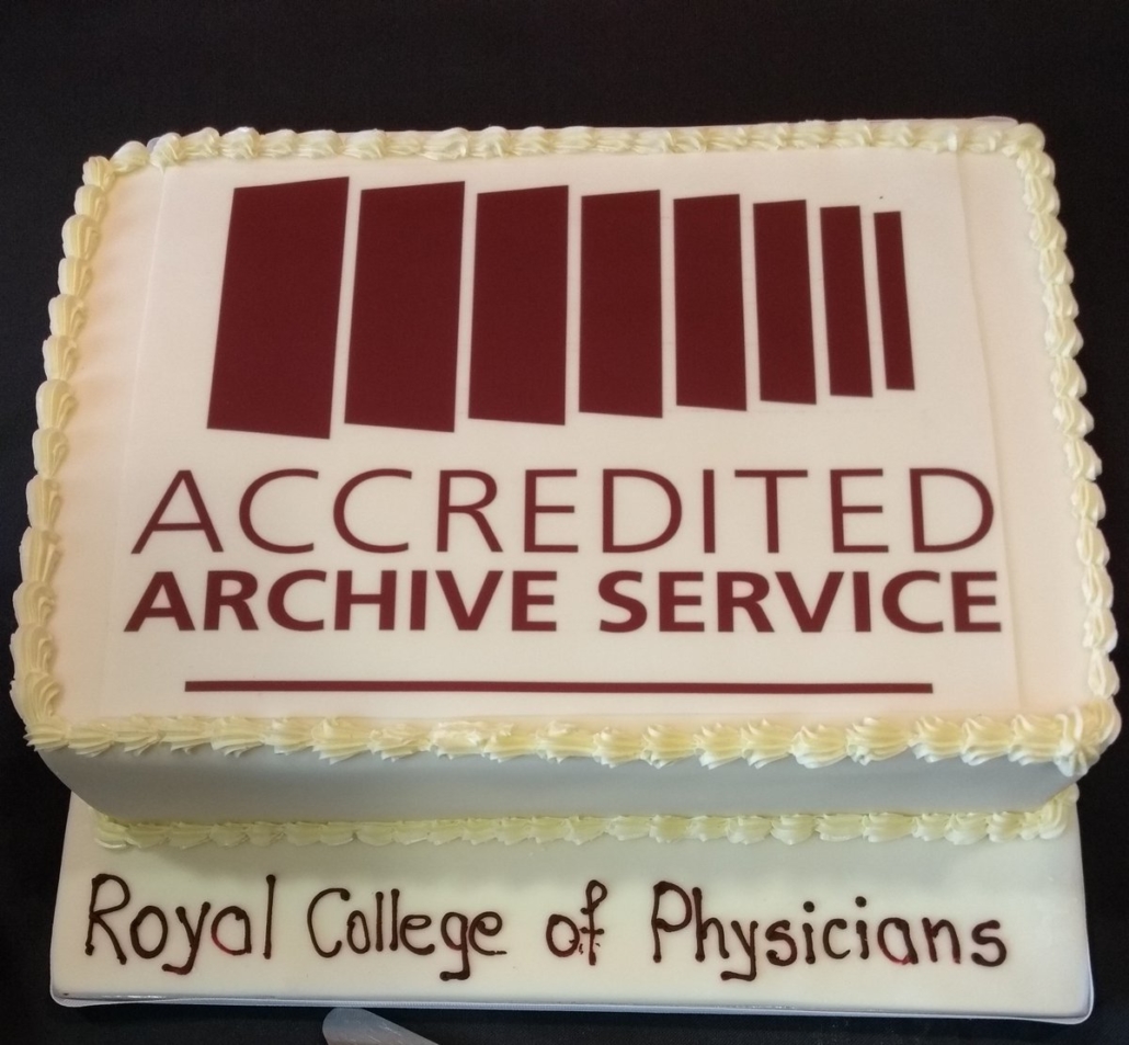 A cake to celebrate accreditation